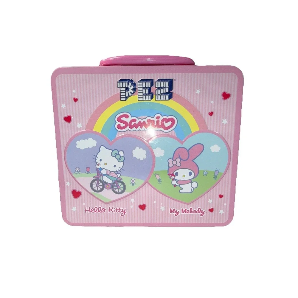 NIB Pez Sanrio Hello‎ Kitty & My Melody 4 Pack Collectible Dispensers Lunchbox